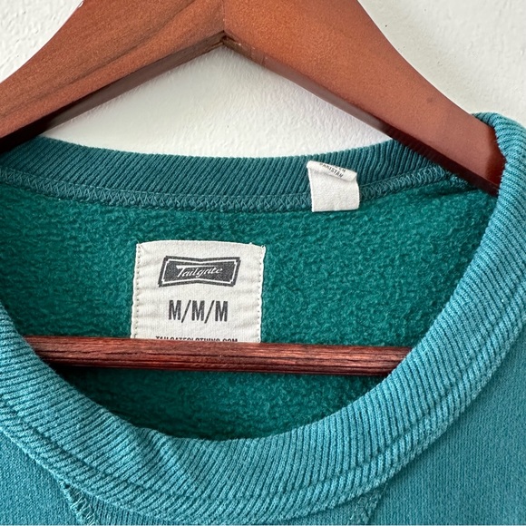 Philadelphia eagles football vintage style green crewneck sweatshirt - Picture 4 of 4